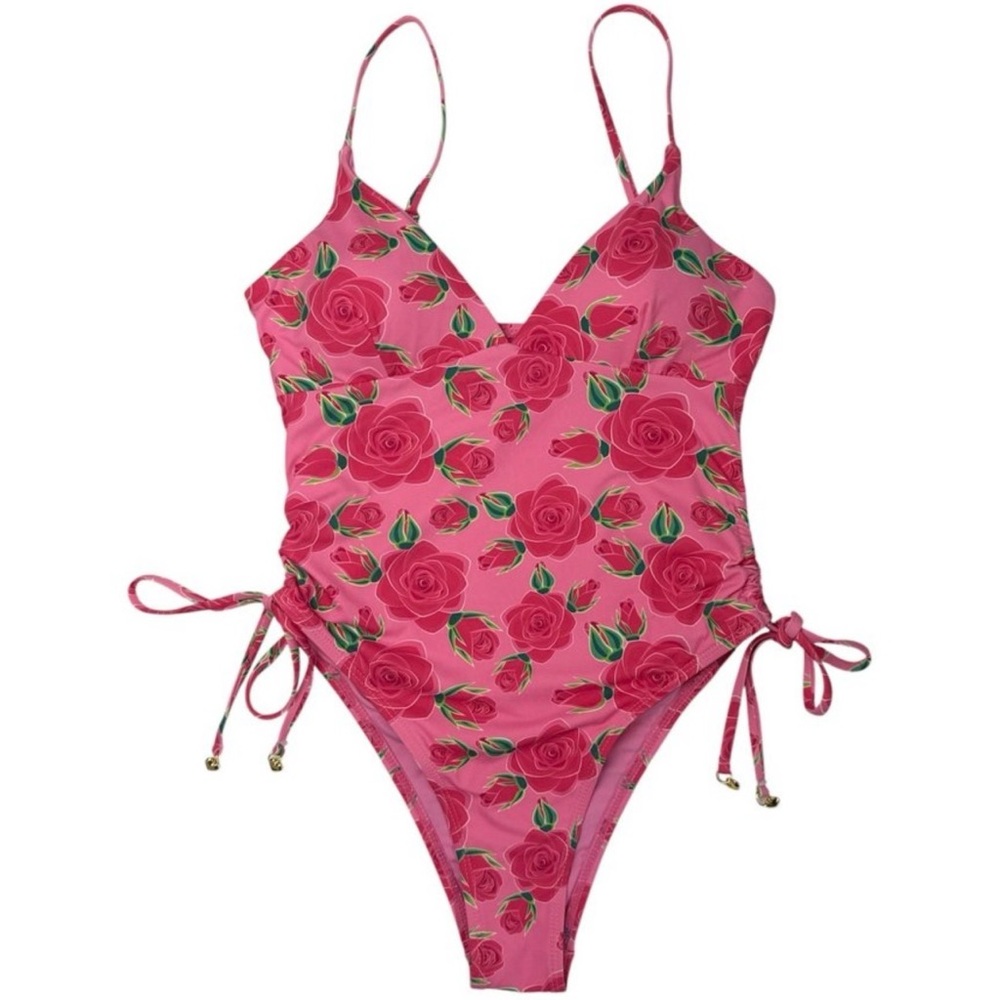 WOMEN’S ONE PIECE V NECK SWIMSUIT